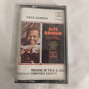 Fats Domino Volume II Cassette Tape Features Blueberry Hills Folk & Jazz FSC-330